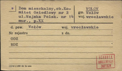 dom mieszkalny, ob. komitet osiedlowy nr 2, skan 1