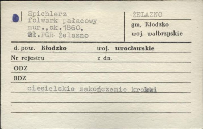 spichlerz - folwark pałacowy, skan 1