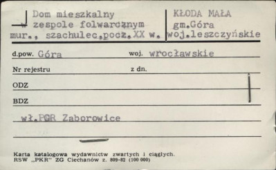 dom mieszkalny w zespole folwarcznym, skan 1