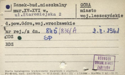 zamek - budynek mieszkalny, skan 1