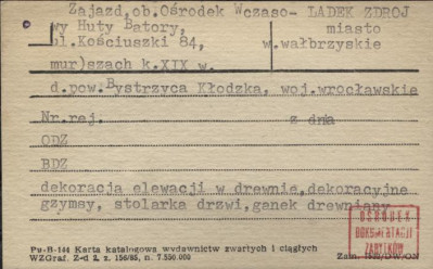 zajazd, ob. Ośrodek Wczasowy Huty Batory, skan 1