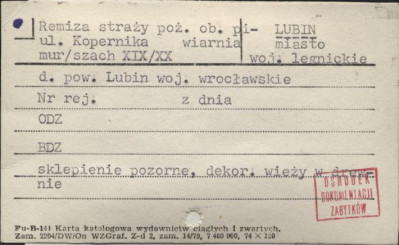 remiza straży pożarnej, ob. piwiarnia, skan 1