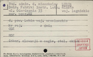 bud. admin., d. mieszkalny Doln. Fabryki Instr. Lutn., skan 1