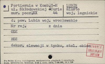 portiernia w Komb. G-H, skan 1