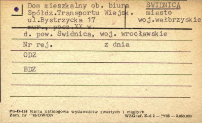 dom mieszkalny ob. biura spółdz. transportu wiejsk., skan 1