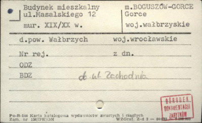 budynek mieszkalny, skan 1