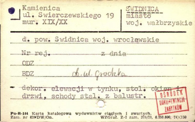 kamienica, skan 1