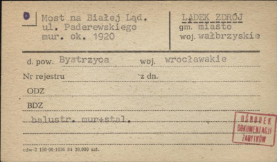 most na Białej Ląd., skan 1