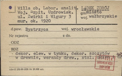 willa ob. labor. analit. Woj. Szpit. Uzdrowisk., skan 1