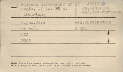 budynek mieszkalny, czworak, skan 1