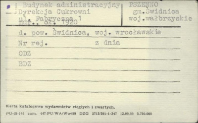 budynek administracyjny Dyrekcja Cukrowni, skan 1