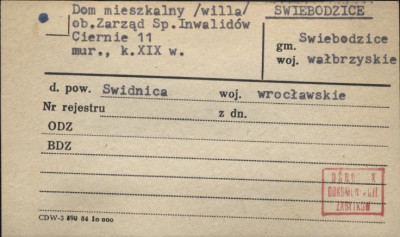 dom mieszkalny/willa/ ob. Zarząd Sp. Inwalidów, skan 1