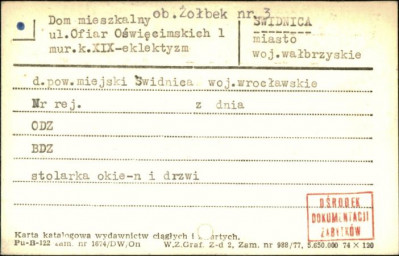 dom mieszkalny, ob. żłobek, skan 1