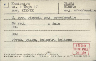 kamienica, skan 1