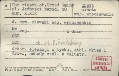 dom mieszkalny ob. urząd gminy, skan 1