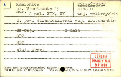 kamienica, skan 1