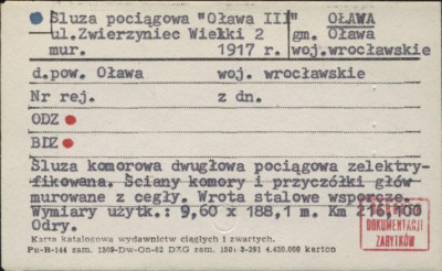 śluza pociągowa Oława III, skan 1