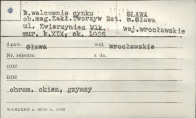 walcownia cynku, ob. mag. zakł. tworzyw szt., skan 1