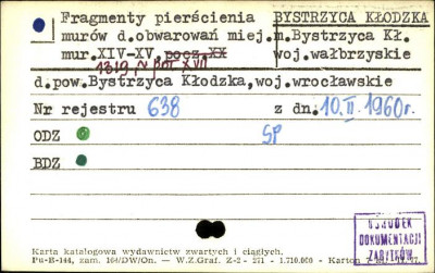 fragmenty pierścienia murów d. obwarowań miej., skan 1