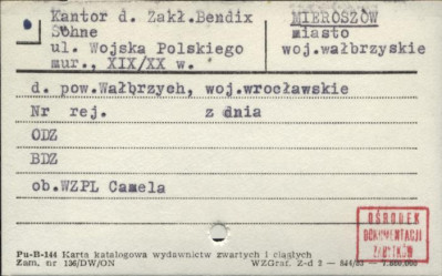 kantor d. Zakł. Bendix Söhne, skan 1