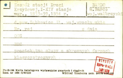 zespół stacji Drogi Krzyżowej, I-XIV stacje, skan 1