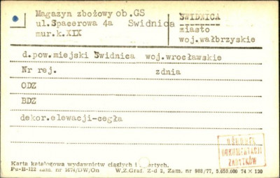 magazyn zbożowy, ob. GS Świdnica, skan 1