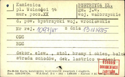kamienica, skan 1