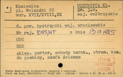kamienica, skan 1
