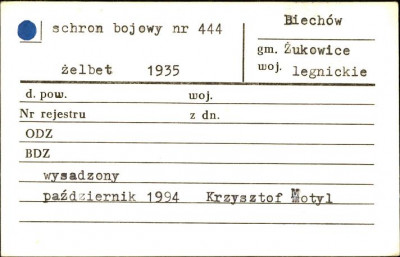 schron bojowy nr 444, skan 1