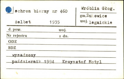 schron bierny nr 460, skan 1