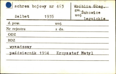 schron bojowy nr 463, skan 1