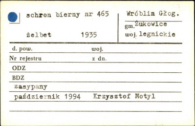 schron bierny nr 465, skan 1