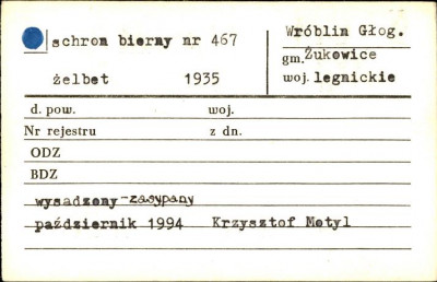 schron bierny nr 467, skan 1