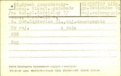 budynek gospodarczy - zesp. klaszt. cystersów, skan 1