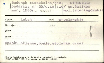 budynek mieszkalno-gospodarczy, (d. zajazd), skan 1