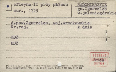 oficyna II przy pałacu, skan 1