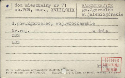 dom mieszkalny ob. PGR, skan 1