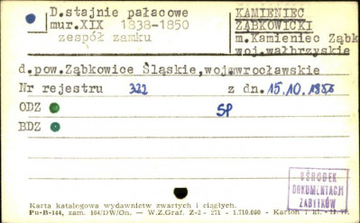 stajnie pałacowe, zespół zamku, skan 1