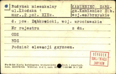 budynek mieszkalny, skan 1
