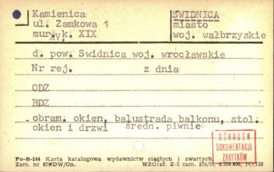 kamienica, skan 1