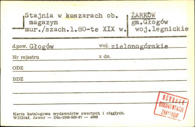 stajnia w koszarach, ob. magazyn, skan 1