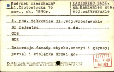 budynek mieszkalny, skan 1