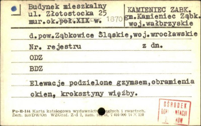 budynek mieszkalny, skan 1