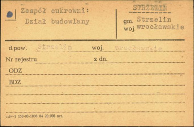zespół cukrowni - dział budowlany, skan 3