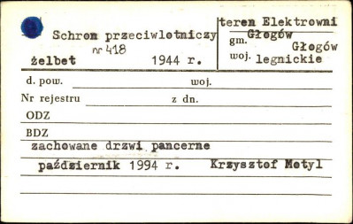 schron przeciwlotniczy nr 418, skan 1