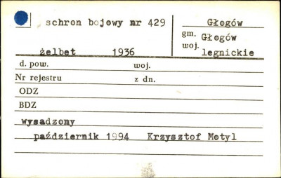 schron bojowy nr 429, skan 1