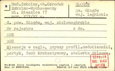 bud. szkolny, ob. ośrodek szkolno - wychowawczy, skan 1