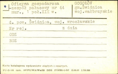 oficyna gospodarcza - zespół pałacowy, skan 1