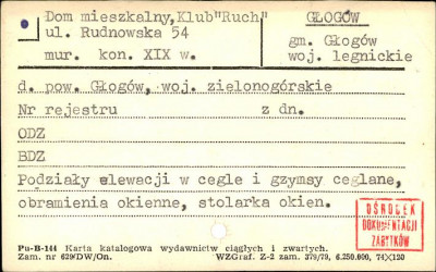 dom mieszkalny, ob. klub Ruch, skan 1
