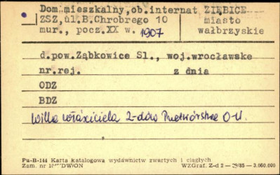 dom mieszkalny, ob. internat, skan 1